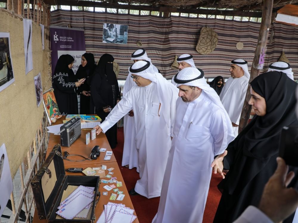 هيثم بن صقر القاسمي يفتتح أيام الشارقة التراثية في وادي الحلو