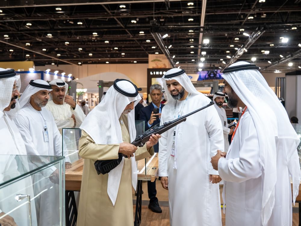 Nahyan bin Mubarak visits Abu Dhabi International Hunting and Equestrian Exhibition 2026