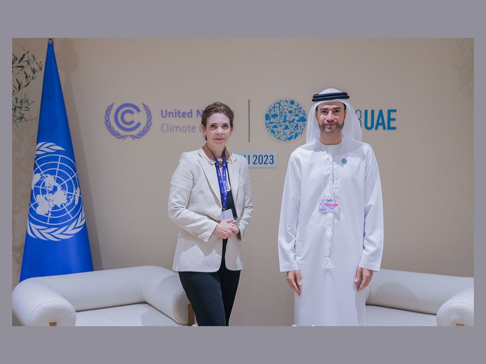 UAE Minister of State for Financial Affairs holds extensive bilateral meetings at COP28