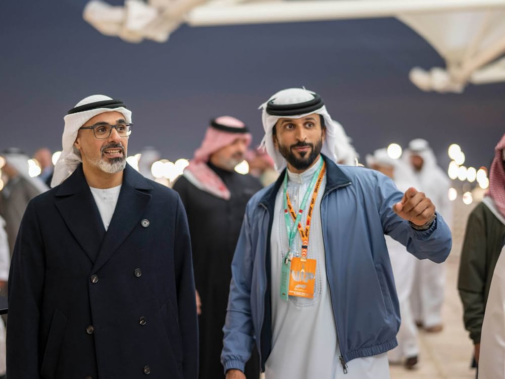 Khaled bin Mohamed bin Zayed attends final day of Formula 1 Gulf Air ...