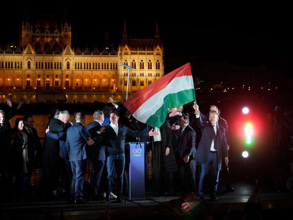 Tisza party wins two-thirds majority in Hungary, ending Orban’s 16-year premiership