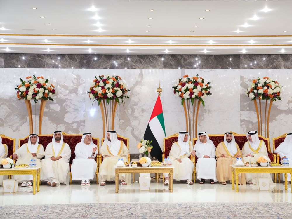 سعود بن صقر يواصل استقبال المهنئين بعيد الأضحى المبارك