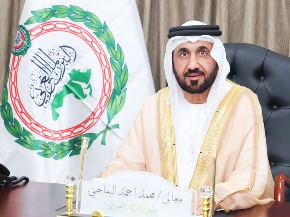 رئيس البرلمان العربي يدين المخططات التخريبية التي تستهدف أمن الأردن