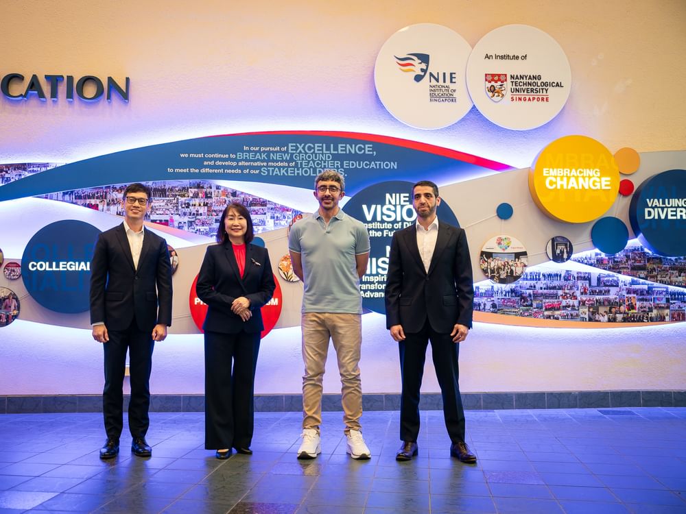 Abdullah bin Zayed visits National Institute of Education in Singapore