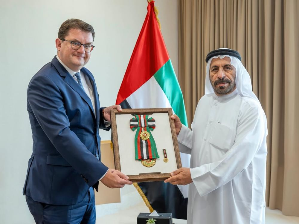 UAE President confers First-Class Order of Zayed II on Ambassador of Austria