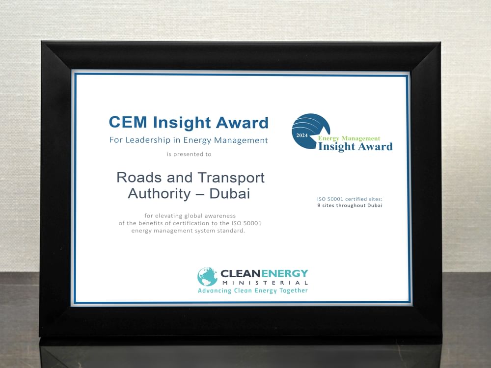 RTA wins 2024 Energy Management Insight Award for Sustainable Practices
