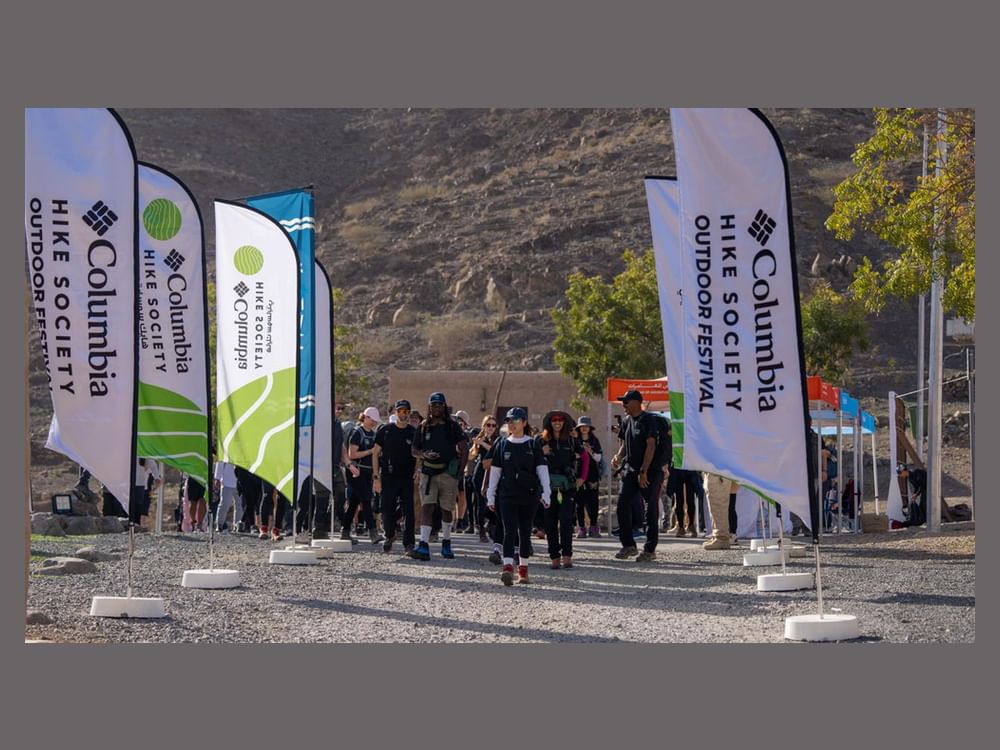 مشاركة لافتة في مهرجان كولومبيا للمسير الجبلي والمغامرات بالفجيرة