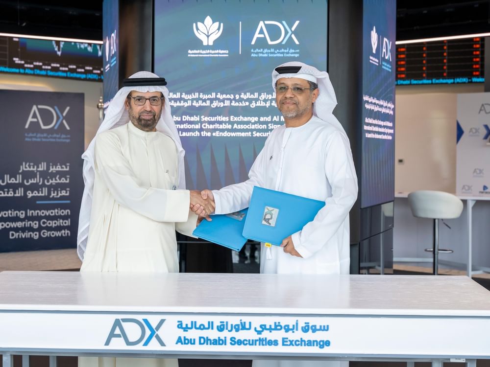 ADX, Al Mabarrah sign MoU to support humanitarian initiatives via Endowment Shares Service