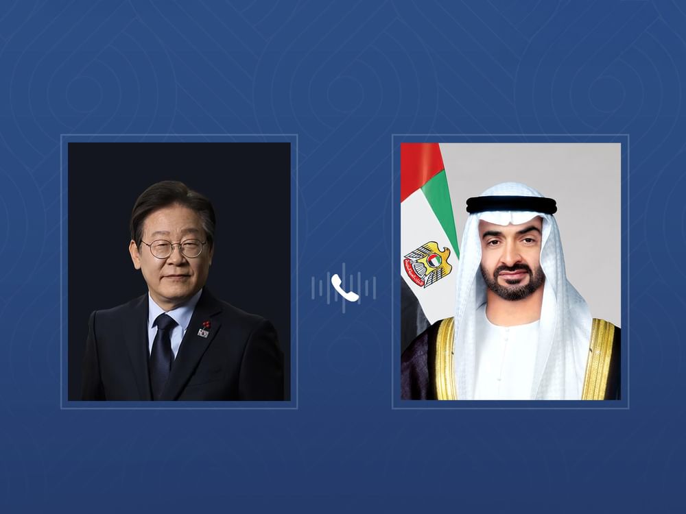 Los presidentes de Emiratos y Corea del Sur abordan el fortalecimiento de su asociación estratégica especial
