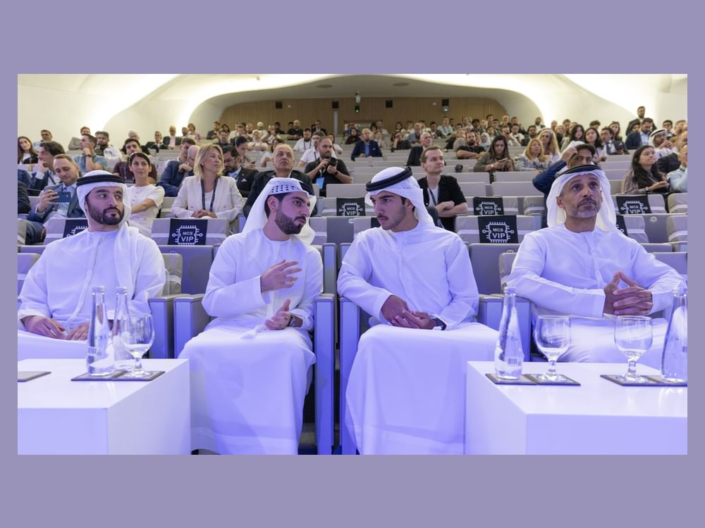 Mohammed bin Rashid bin Mohammed bin Rashid Al Maktoum attends opening of Machines Can See Summit 2025