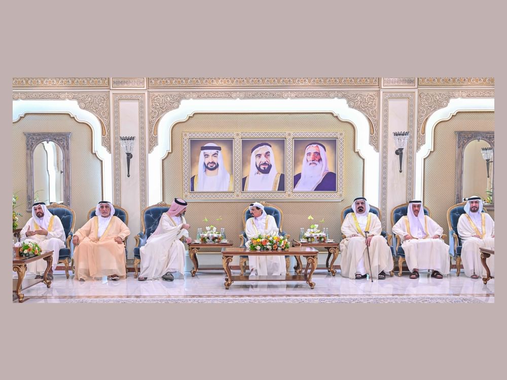 Ajman Ruler, Crown Prince receive Eid Al-Fitr well-wishers