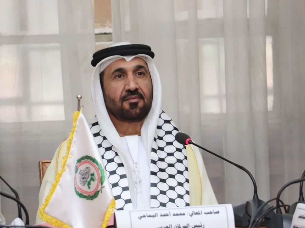 رئيس البرلمان العربي يدين الخطة الإسرائيلية للسيطرة على قطاع غزة