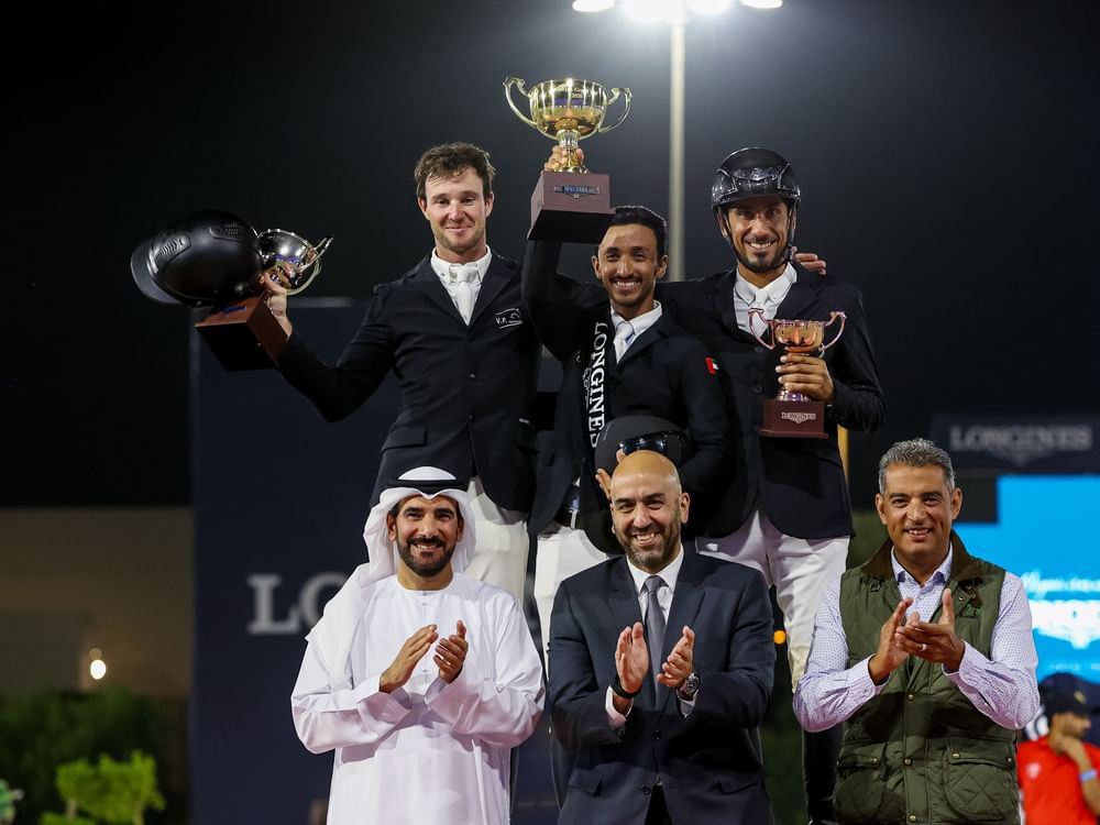 المرزوقي يتألق مع "شاكو باي" ويتوج بطلا لـ "دولية الشارقة (26) لقفز الحواجز"