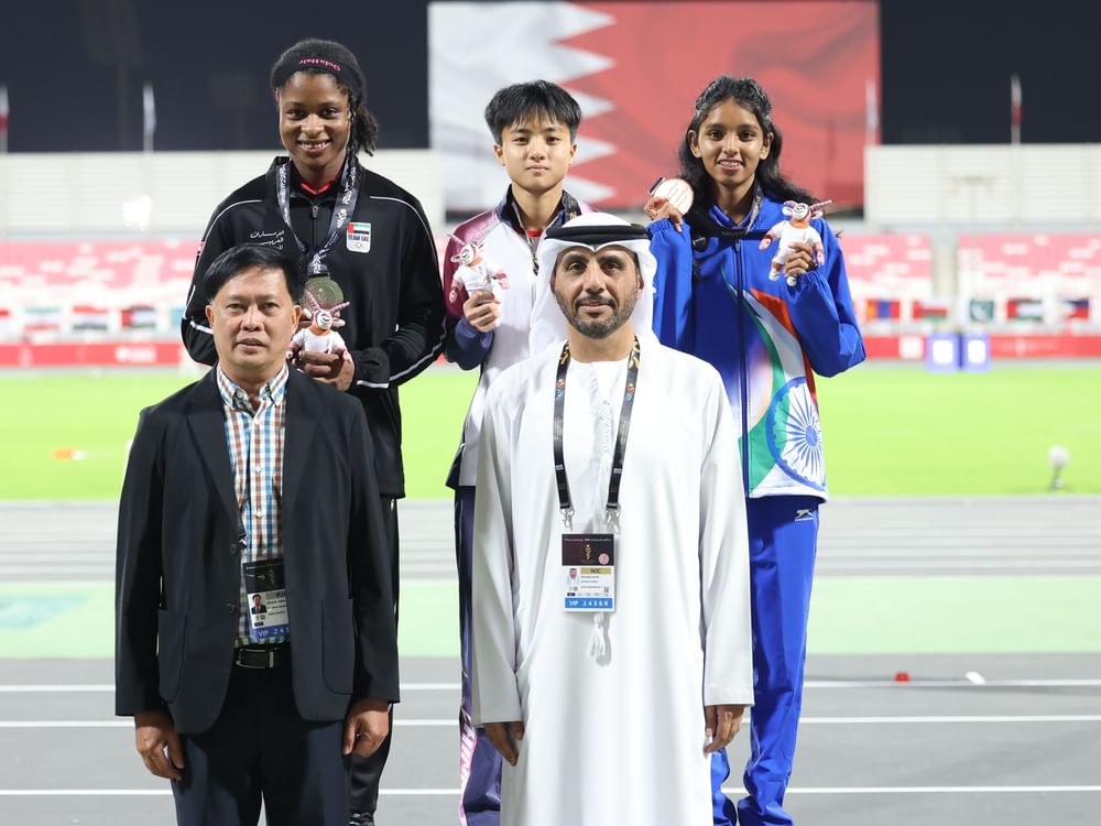 ألعاب القوى تضيف ميدالية جديدة للإمارات في دورة الألعاب الآسيوية بالبحرين