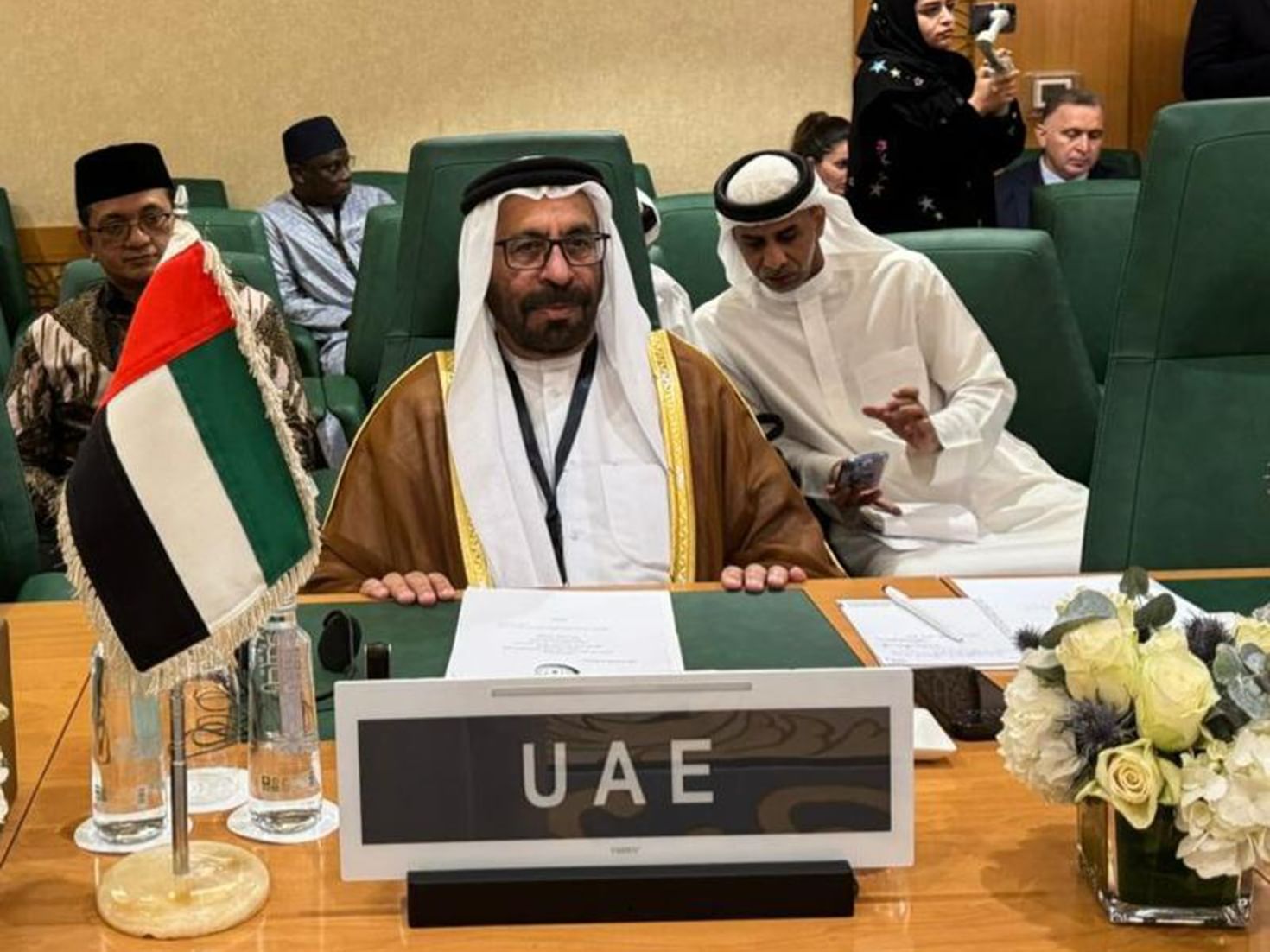 المرر يترأس وفد الإمارات المشارك في الاجتماع الاستثنائي لمجلس وزراء خارجية الدول الأعضاء في منظمة التعاون الإسلامي 