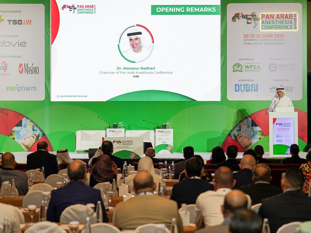 Pan Arab Anesthesia Conference 2025 kicks off in Dubai