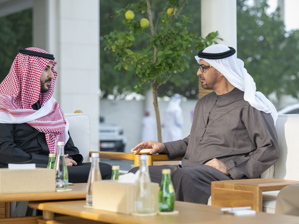 UAE President receives Prince Khalid bin Salman