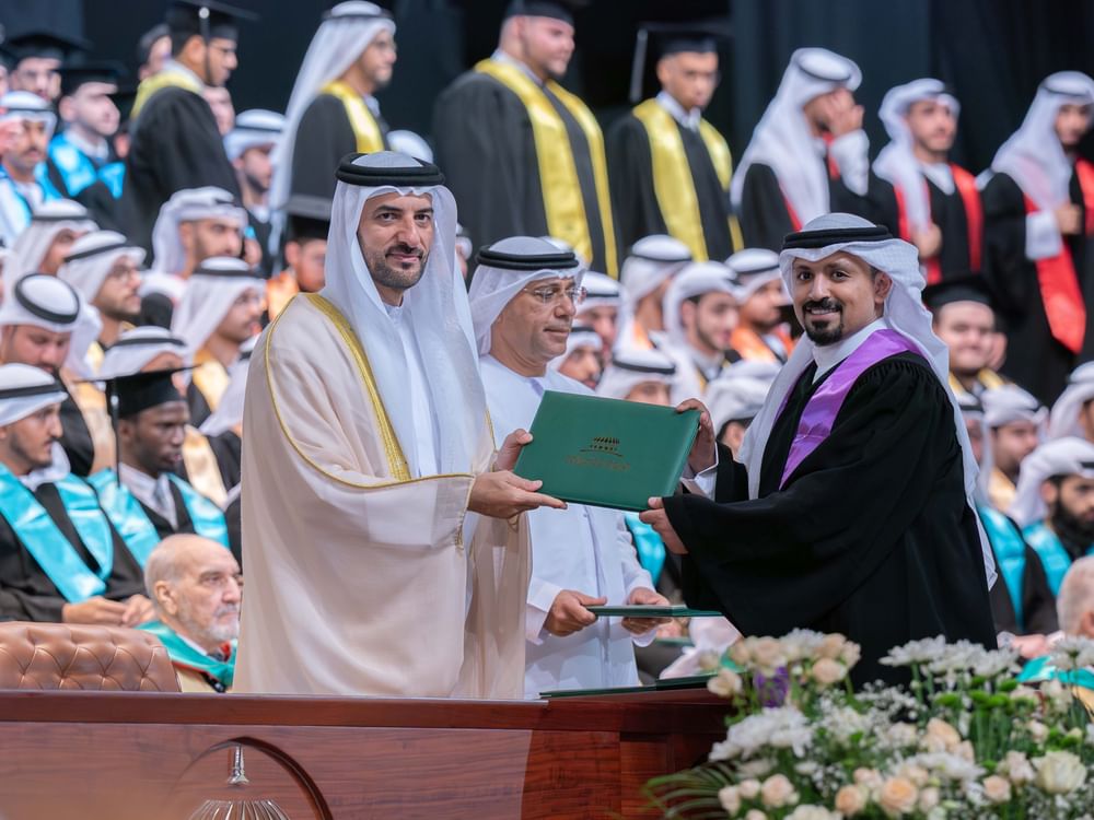 Sultan bin Ahmed attends UOS spring 2026 graduation ceremony | Emirates ...