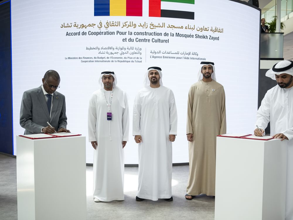 UAE Aid Agency inks agreement to construct Sheikh Zayed Mosque, Cultural Centre in Chad