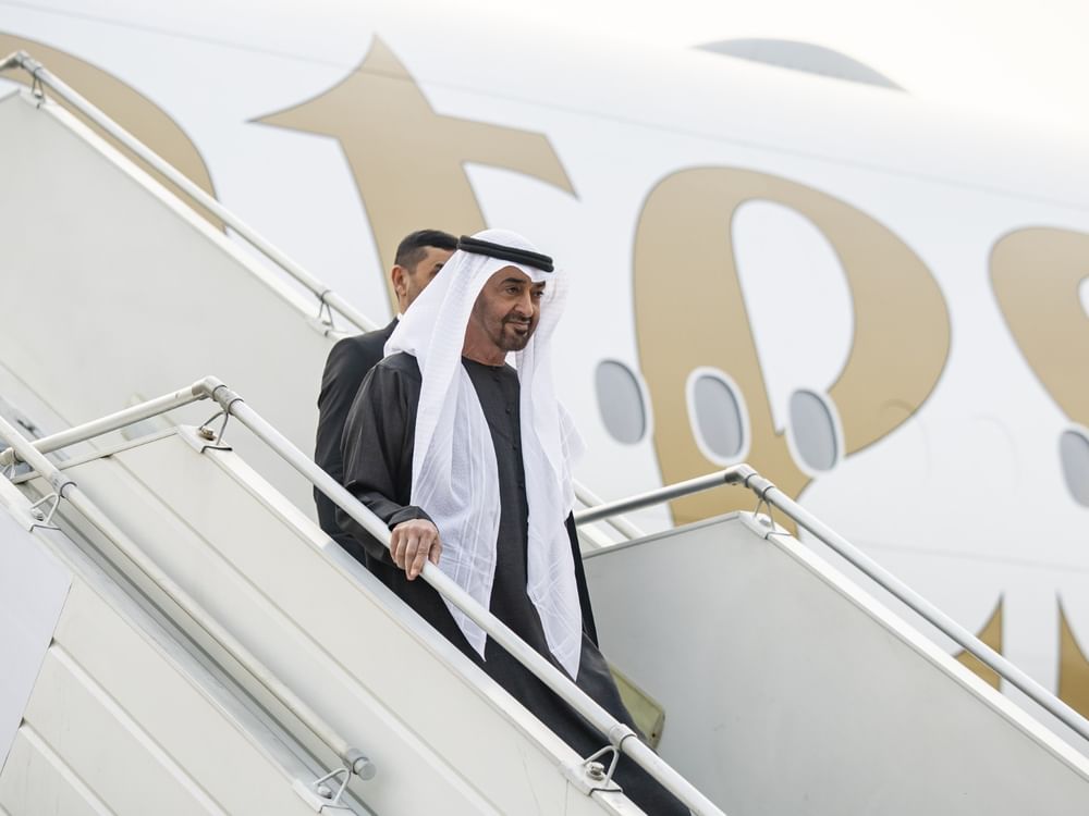 Президент ОАЭ прибыл в Индию с рабочим визитом