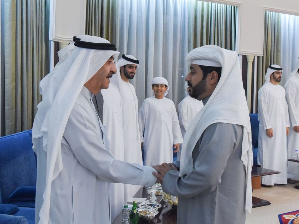Umm Al Qaiwain Ruler receives Bahrain Consul-General, Ramadan well-wishers