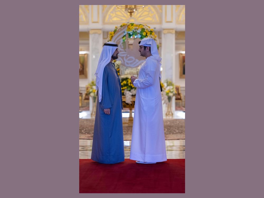 محمد بن راشد:"مكتوم بن محمد الابن والسند والعضد والثقة.. المؤتـمن على سيرتنا ومسيرتنا وإرثـنا ومدينـتـنا