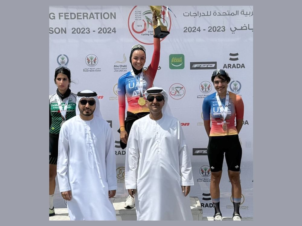 "الإمارات القابضة للدراجات الهوائية" يؤكد دعمه لصفية الصايغ في مشوارها بأولمبياد باريس 2024