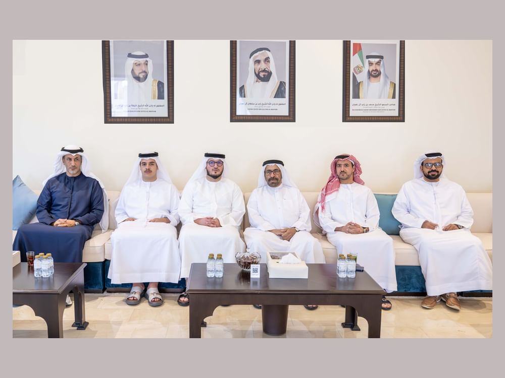 Khalifa Shaheen, Saeed Al Hajeri convey Abdullah bin Zayed’s condolences on passing of martyr Mohammed Aznibla