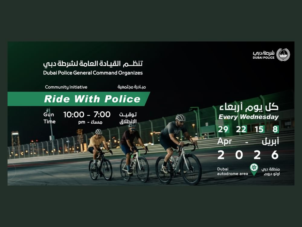 Dubai Police launch ‘Ride with Police’ to promote active community living