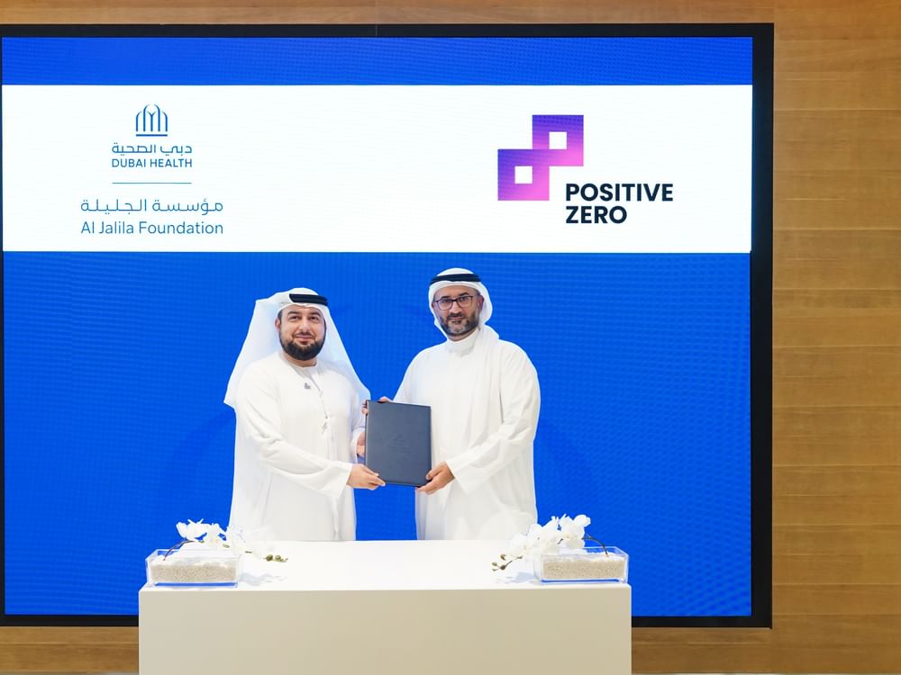 Al Jalila Foundation signs decarbonisation agreement with Positive Zero