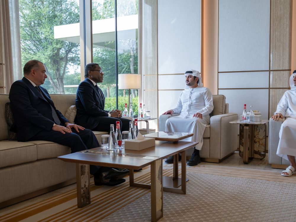 Maktoum bin Mohammed meets with Bank of America’s President of International