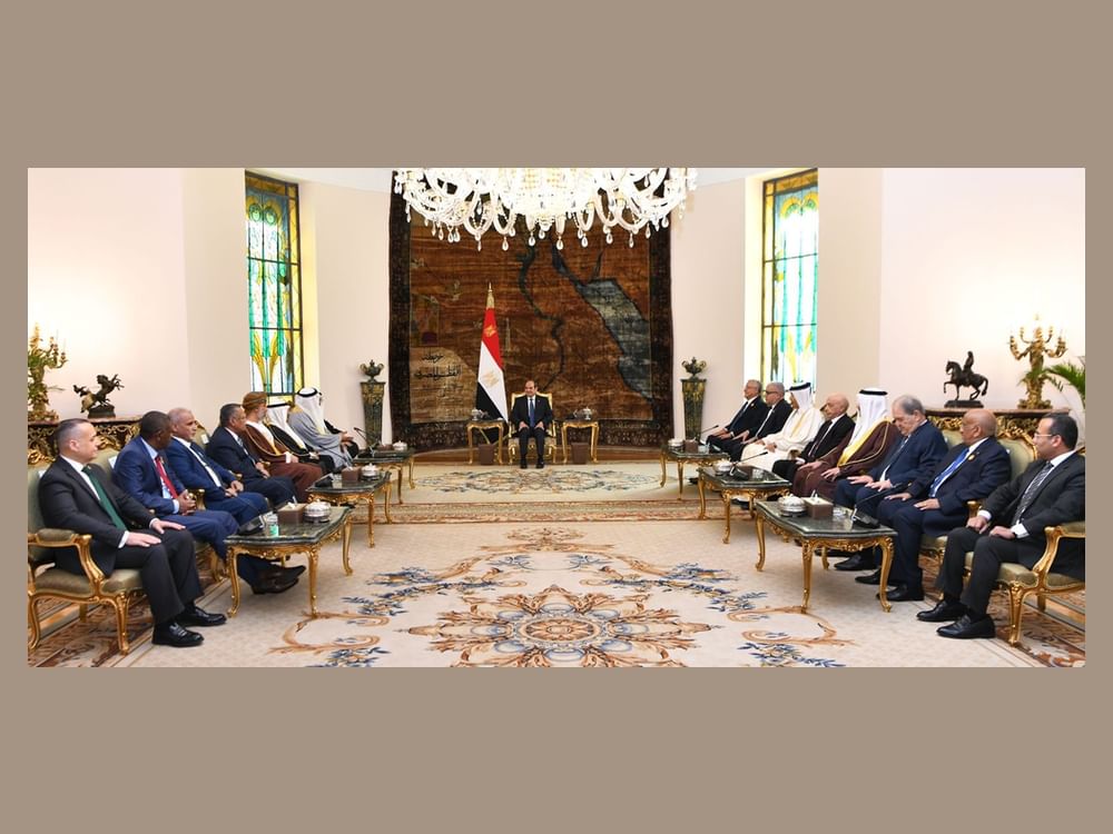 الرئيس المصري يؤكد دور  المجالس والبرلمانات العربية في دفع مسيرة التكامل العربي