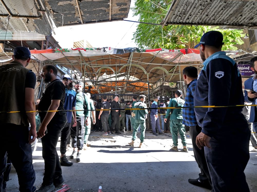 Six civilians killed, 22 injured in café bombing in Damascus