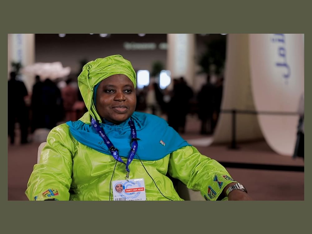 Gambiya Çevre Bakanı: COP28 taahhütleri konusunda iyimser olarak yeni ulusal çevre çerçevesi üzerinde çalışıyoruz