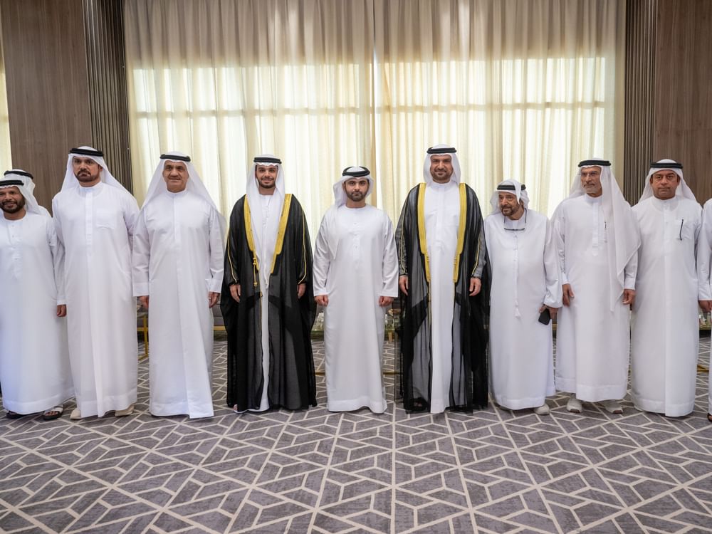 منصور بن محمد يحضر أفراح جلفار و بوحميد