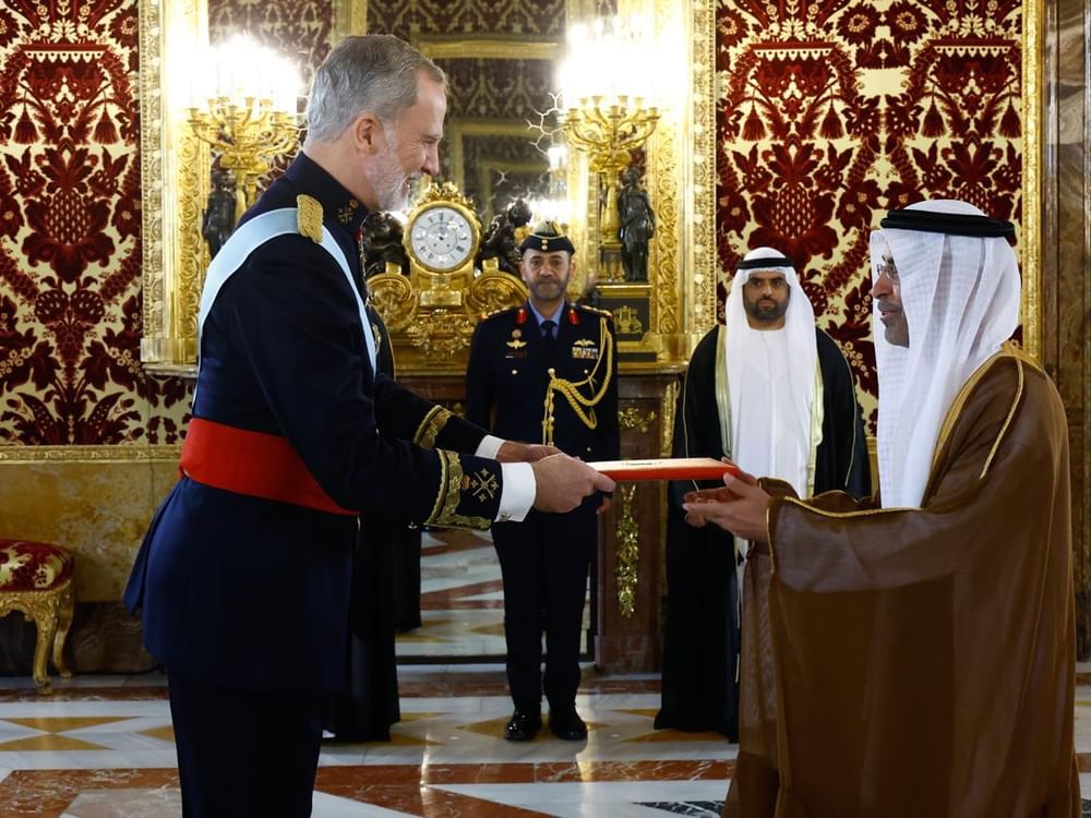 UAE Ambassador presents credentials to King of Spain
