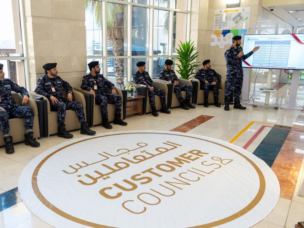 مركز شرطة الدقداقة الشامل ينظم مجلس المتعاملين