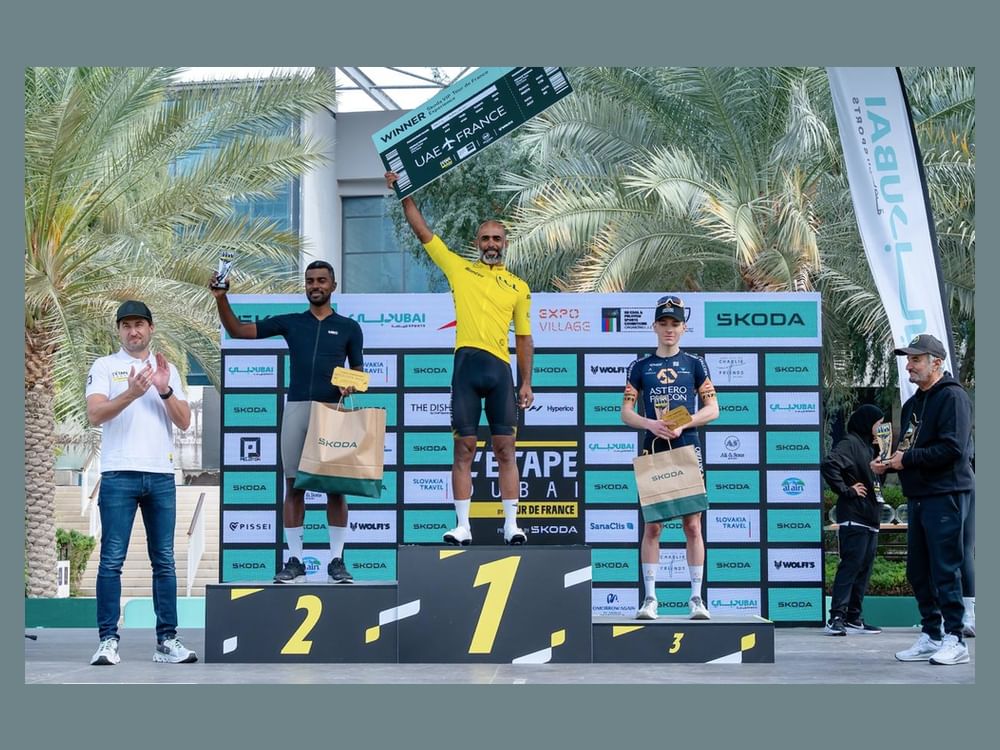 البلوشي وكارلسون يتوجان بلقبي سباق "لي تاب دبي" من طواف فرنسا
