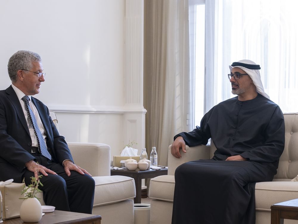 Khaled bin Mohamed bin Zayed receives Chief Justice of ADGM Courts