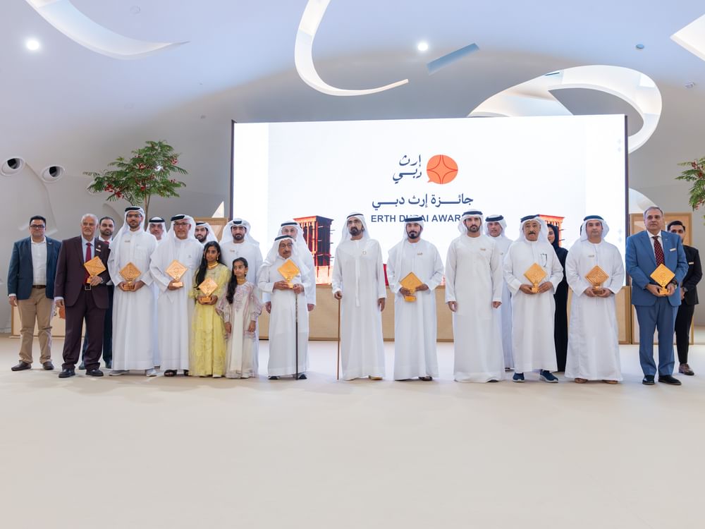 Mohammed bin Rashid honours winners of Erth Dubai Awards