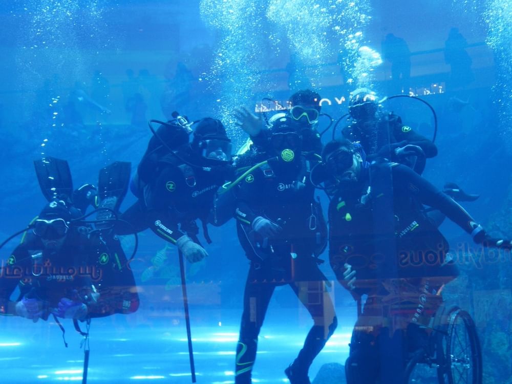 Faisal Al Mosawi sets new Guinness World Record for Fastest Dive with Underwater Wheelchair