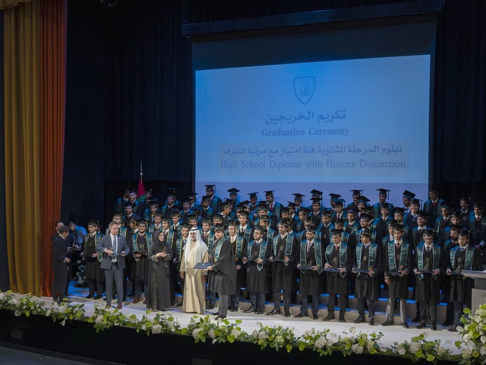 Nahyan bin Mubarak attends graduation ceremony of 6th cohort of Sheikh Zayed Private Academy for Boys under patronage of Sheikha Fatima bint Mubarak