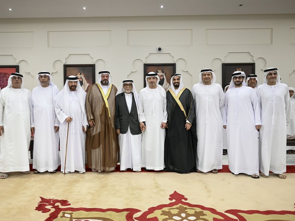 Hazza bin Zayed attends wedding reception of Ahmad Hazza Ahmad Al Mheiri