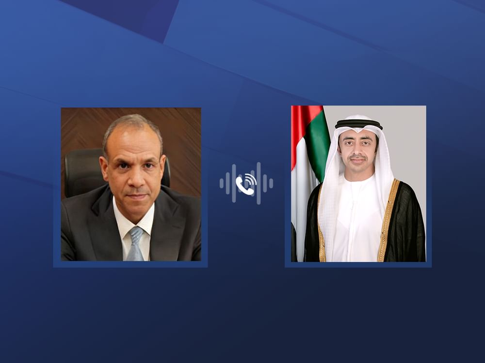 عبدالله بن زايد يهنئ هاتفيا وزير الخارجية والهجرة المصري ويبحثان العلاقات الأخوية بين البلدين