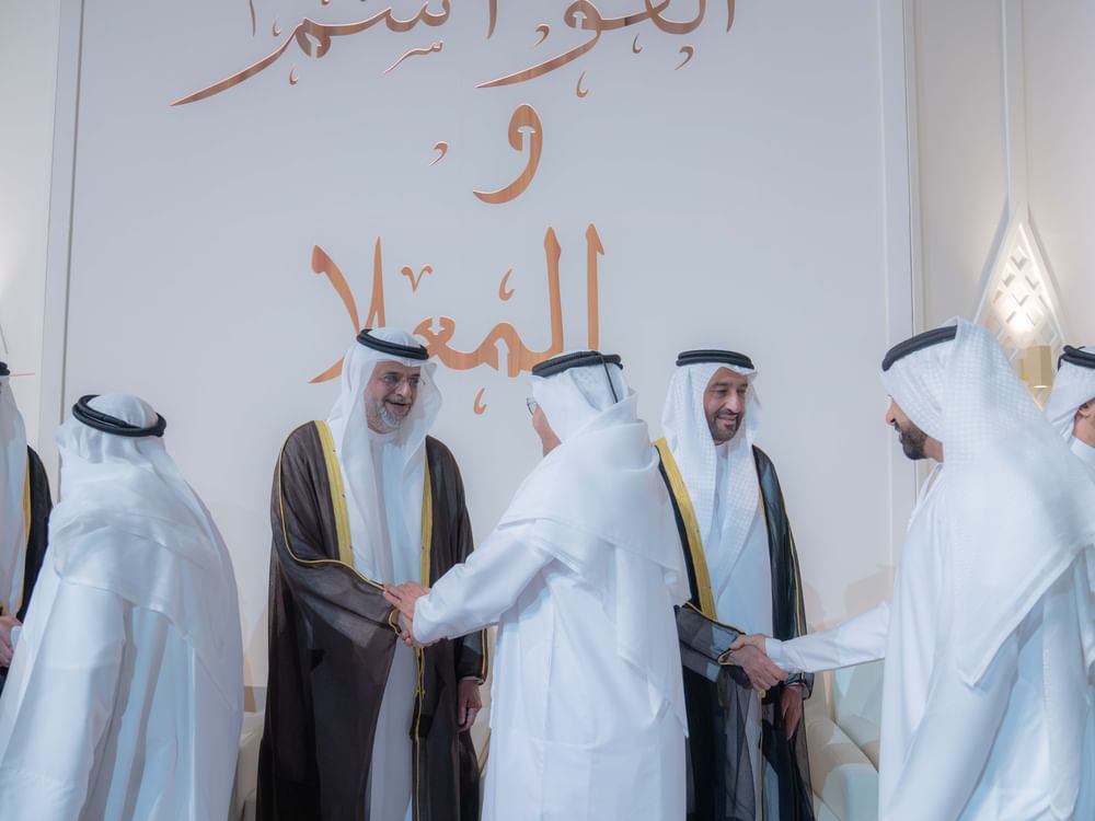 ولي عهد الشارقة يشهد حفل زفاف محمد بن صقر القاسمي