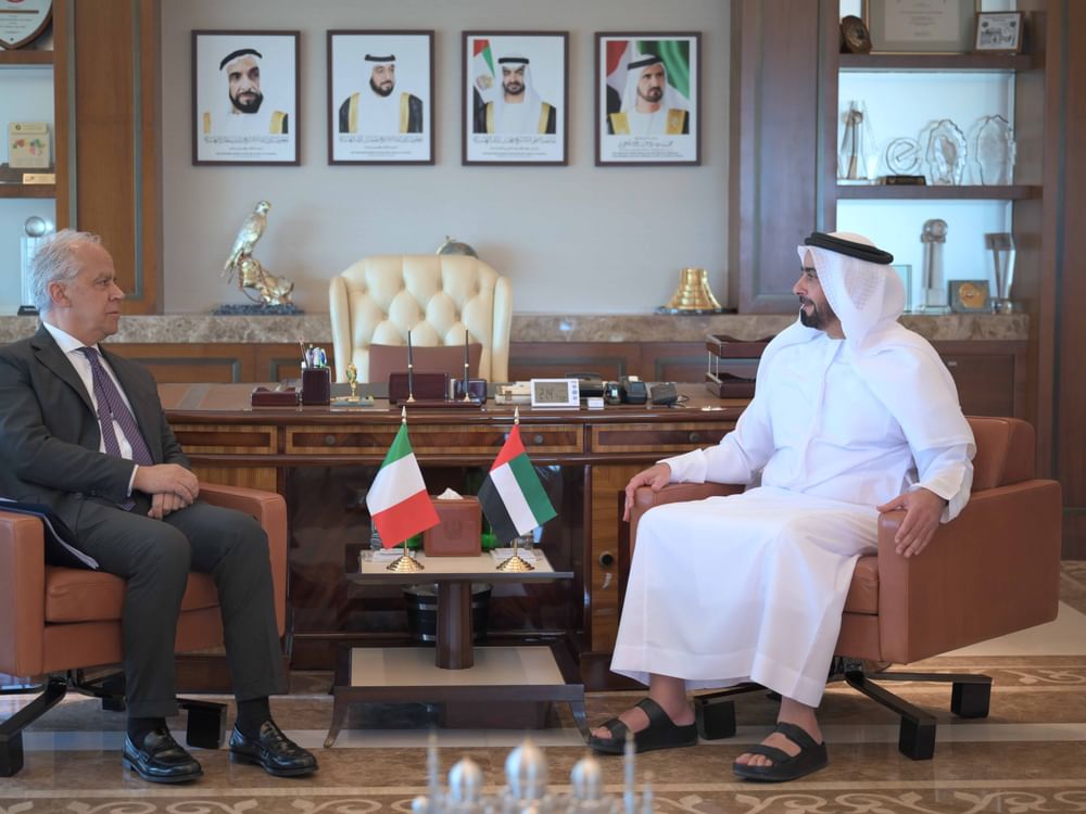 Saif bin Zayed meets Italian Interior Minister