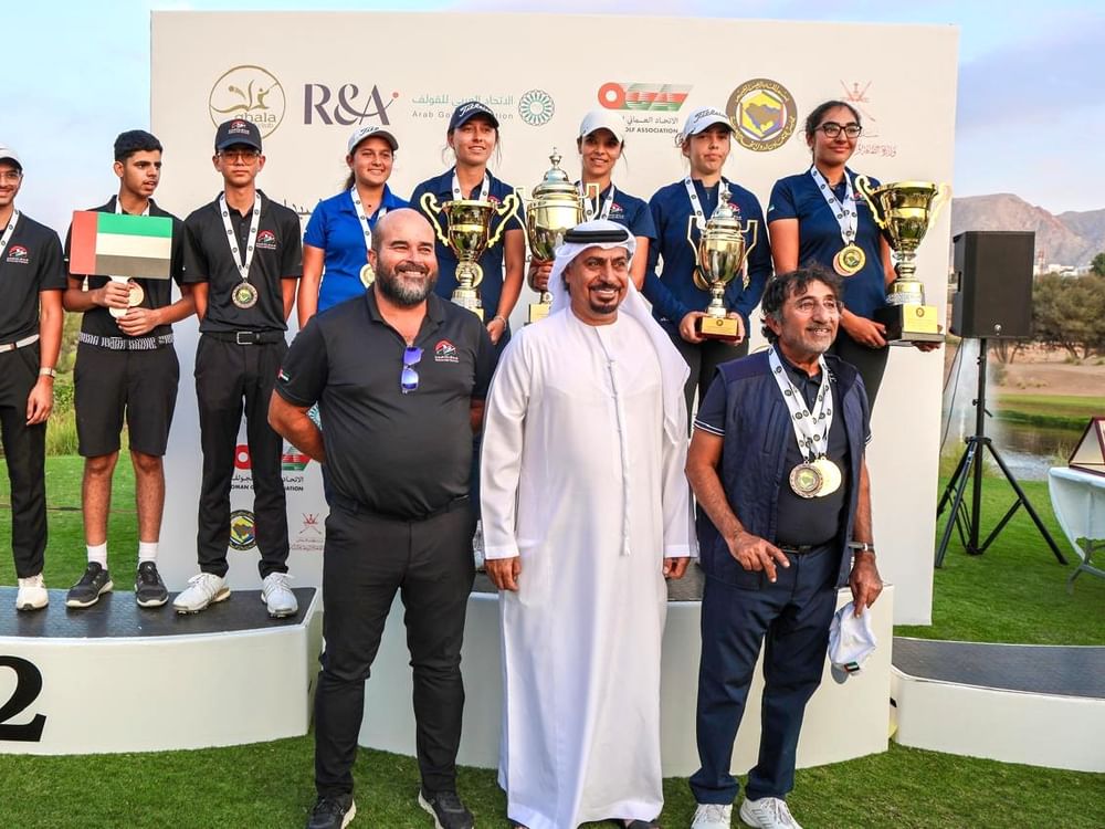 8 ميداليات لجولف الإمارات في “التعاون الخليجي”
