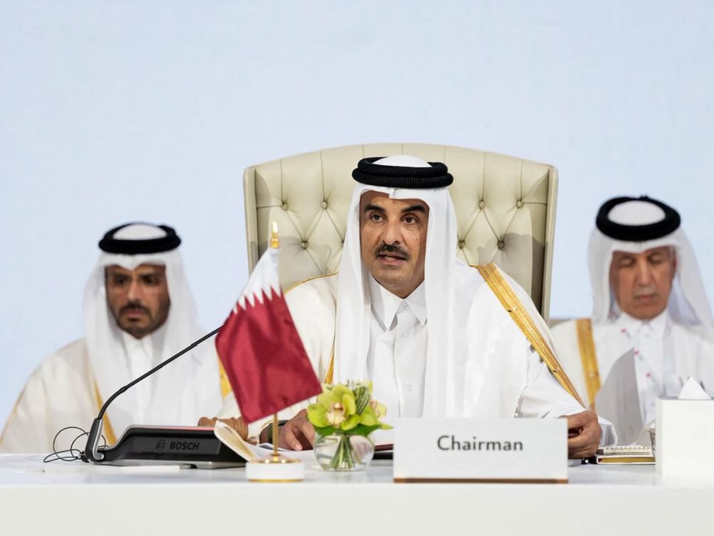 أمير قطر يفتتح القمة العربية الإسلامية الطارئة .. ويؤكد : عازمون على مواجهة العدوان الإسرائيلي واتخاذ كافة الإجراءات القانونية