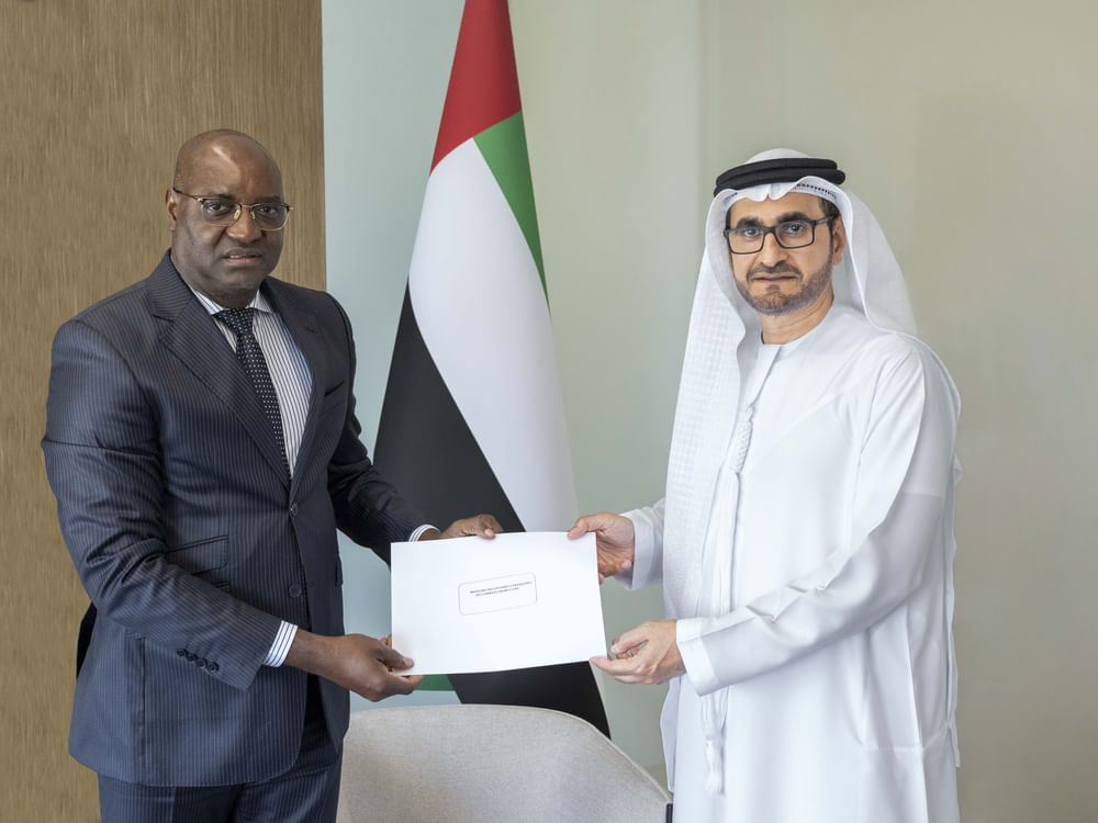 MoFA Undersecretary receives copy of credentials of Ambassador of Gabonese Republic