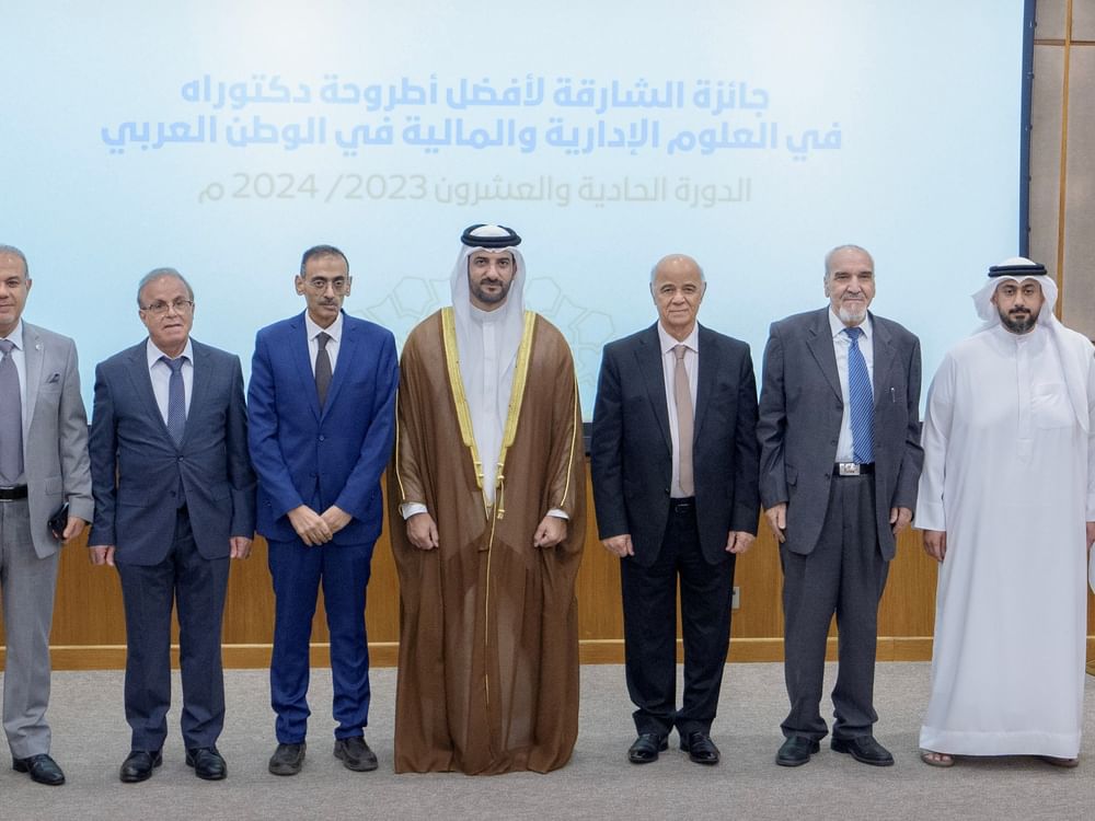 Sultan bin Ahmed honours winners of 21st Sharjah PhD Award
